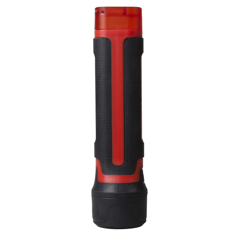 LifeGear Stormproof Signal Light with Rubberized Grip | Red Safety