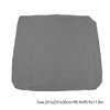 SPA Cover Square Waterproof 190 Silver Coated Polyester Taff Weather