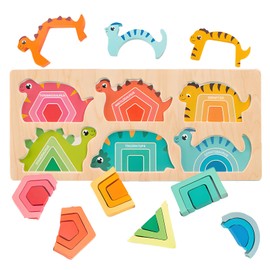 Building Blocks Geometry Puzzle Educational for Shape Color Recognition