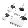 4Pcs Vacuum Radiator Fluid Line Clamp Set Pinch Off Line