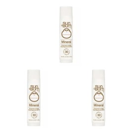 3 X Bálsamo Labial Protector Solar Fps 30 Sun Bum 4.25g