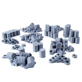 3D Vikings Industrial Rubble Wargame Terrain - Detailed Scenery for 28mm RPG and Tabletop Miniatures