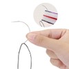 CODIRATO Set of 7 Leather Sewing Needles, Curved Upholstery Needles,