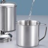 MAGICLULU 1pc Stainless Steel Milk Cup Rustproof Tea Cup with