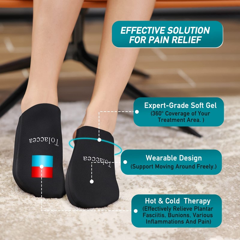 Foot Ice Pack for Toes,Reusable Gel Ice Pack for Hot