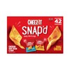 Cheeze-It Snap'd Cheesy Baked Snacks Multipack 42Count 0.75 Oz Net