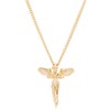 Planet '79 18K Gold and 316L Silver Guardian Angel Pendant