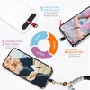 Lostars Silicone Beaded Phone Wrist Strap,phone bracelet strap with Tether