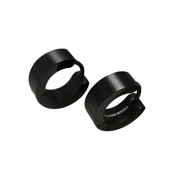 Kikuchi Ohrringe Titan St√§bchen Edelstahl Klapp Creolen Damen Herren Matt