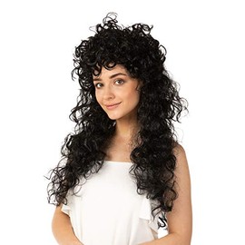 Black Curly Wig Turner Spring Curls Women Ladies Pop Fancy Dress Party
