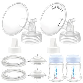 Maymom Pump Parts Spectra S2 Spectra S1, mm Flange Valve Tube Bottle Backflow Protector, Not Original Spectra S2 Accessories Replace Spectra Duckbill Valve Spectra Bottle Spectra (20mm Flange)