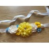 Luoyunna Baby Shower Sash for Mom Flower Maternity Sash Pregnancy