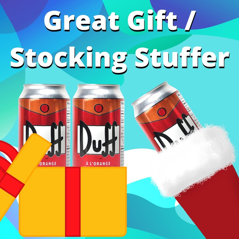 The Simpsons Duff Energy Drink (6 Pack) Wonderful Orange Flavor