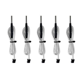 WINSINN Impresora 3D HT-NTC100K Termistor para sensor bloque calentador extrusor – 3 x 15 3950 cableado hembra 2 pines XH2.54 (Paquete de 5 unidades)