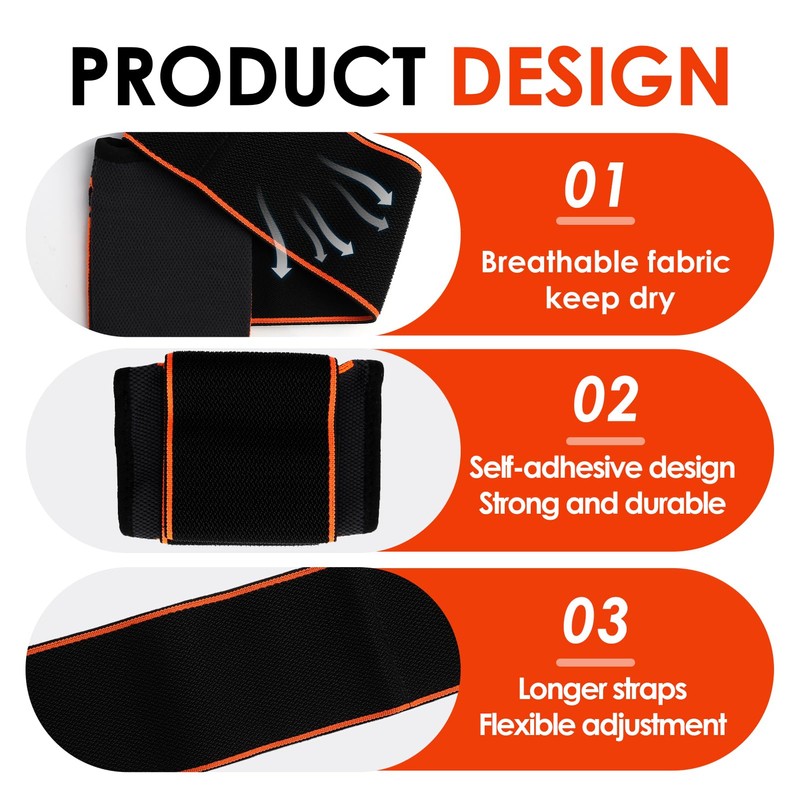 Handgelenkbandagen, Atmungsaktive & Verstellbare Handgelenkstützen mit Elastischem Klettverschluss für Fitness,