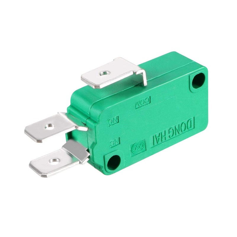 sourcing map KW3-OZ 16A 125/250VAC SPDT NO NC Button Action