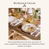 MACKENZIE-CHILDS Everyday Serving Spoon, Stainless-Steel Spoon for Cooking, Leather
