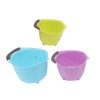 3pcs Drain Colander Set Food Grade PP Stackable Fruit Vegetable
