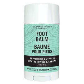 CARON & DOUCET - 100% Natural Moisturizing Foot Balm for Dry Cracked Feet | Olive Oil, Cocoa Butter, Peppermint, Cypress 50 g