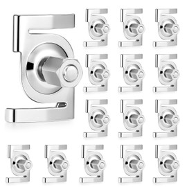 10 Pcs T Bar Drop Ceiling Clip Track Lighting Attachment 120v T Bar Grid Drop Ceiling Clip Trac-Lites T-Bar Attachment Clip to Mount Track to Drop Grid for Systems in Chrome