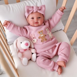 BABESIDE Lifelike Reborn Baby Dolls Girls - Benson 20 Inch Cute Realistic Newborn Baby Dolls Soft Vinyl Poseable Real Life Baby Dolls with Gift Box for Kids Age 3 4 5 6 7 8 9 +