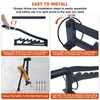 Meyoppm Wall Mounted Firewood Splitter, Firewood Splitter Mounted with Safety