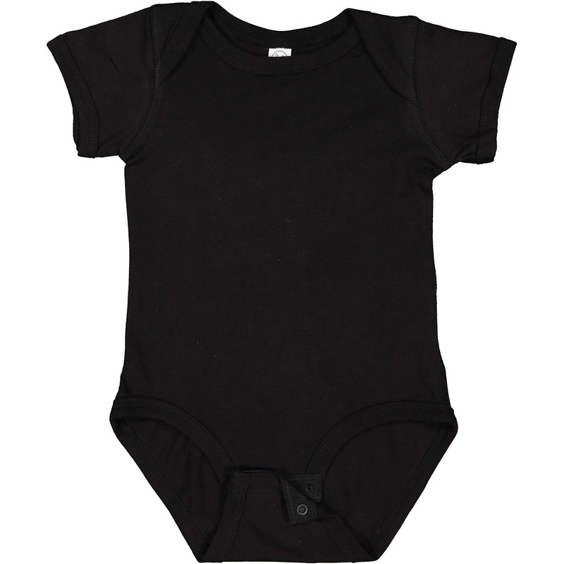 Rabbit Skins Baby Soft Fine Jersey Short Sleeve Bodysuit (4424)