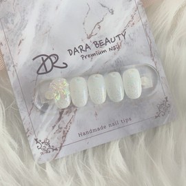 Next day delivery⭐Glitter ribbon nail⭐ / 다음날 발송⭐글리터 리본네일⭐