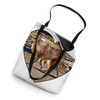 Collie Dog Breed Colorful Heart-shaped Art Design Tote Bag