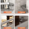 Juego de 4 Estanteria Ducha para Baño,Estante para Baño Sin