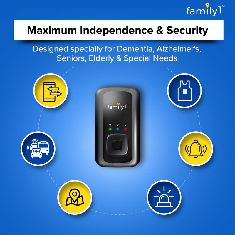 Family1st Family1st - Compact GPS Tracker for Elderly, Adults, Special