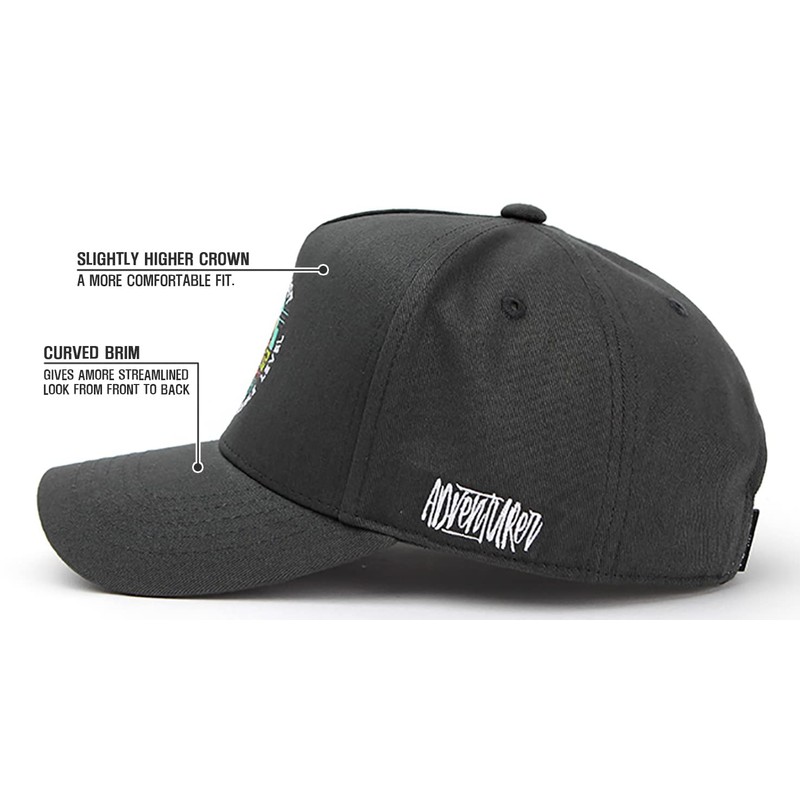 FLIPPER Kpop Fashion Outdoor Camping Round Embroidered Cap, Men's, Women's,