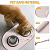 Hubulk 100% Waterproof Silicone Pet Feeding Mat with Raised Edge