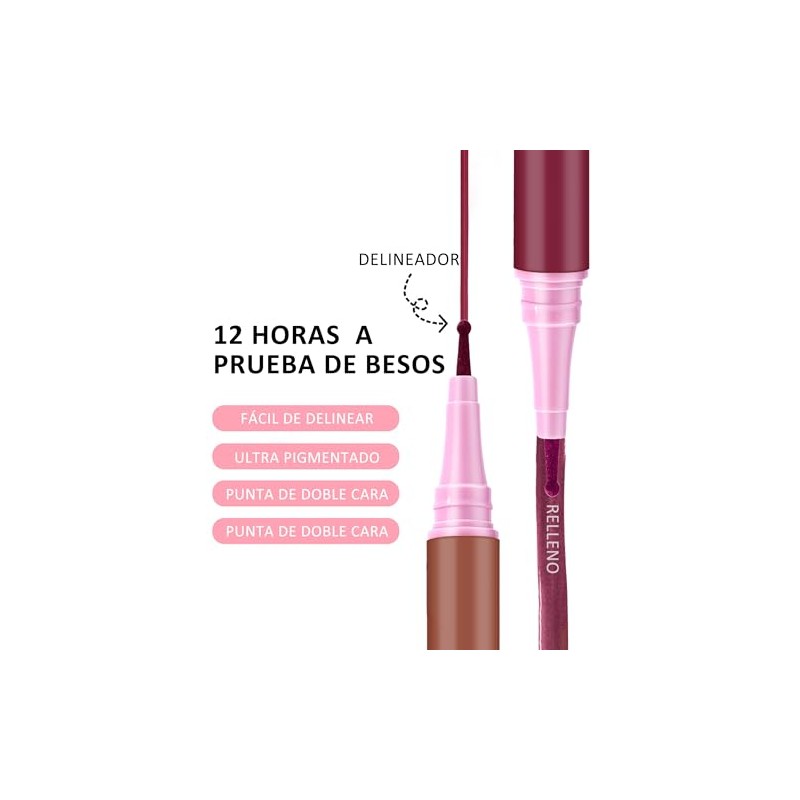 Erinde Lápiz Delineador de Labios Líquido de Precisión, #010 |
