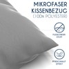 Dreamzie - Set of 2 Pillowcases - Anthracite Grey -