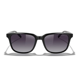 MERRY'S Unisex Rectangle Polarized Sunglasses Vintage Sun Glasses For Men/Women Aluminum Legs, Black Frame/Black Gradient Lens/Black Temples, Lens Width: 55 Millimeters