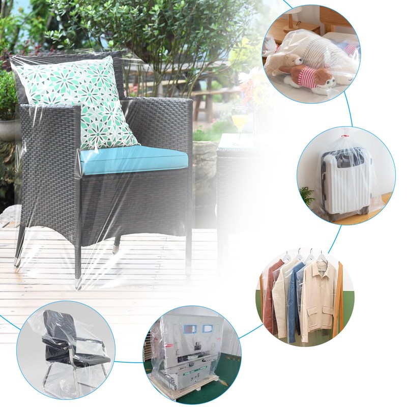 3 Extra large plastic bags,100 * 150CM heavy duty large