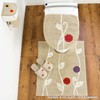 OKA Etoffe Toilet Seat Cover, For Toilets With Wash/Heating Features,