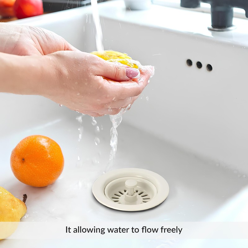 Master Plumber 547-684 MP Basket Sink Strainer, Almond