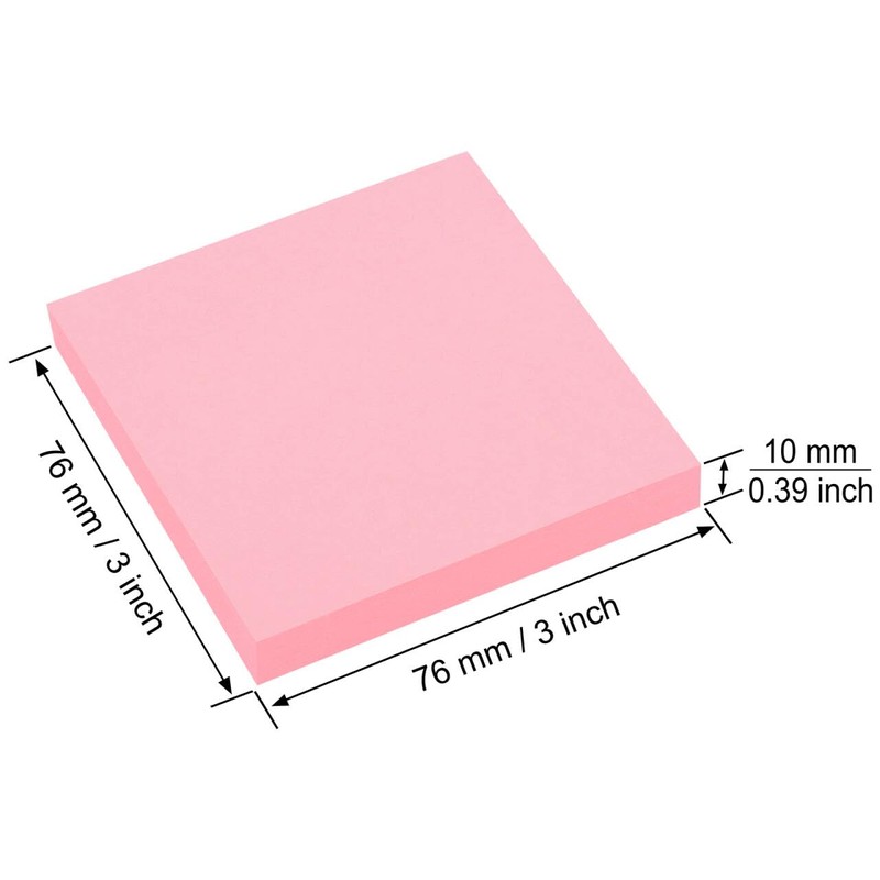 ZCZN 400 Sheets Pop-up Sticky Notes, 3 x 3 Inches,