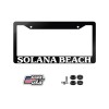 BLVD Glossy Black License Plate Frame SOLANA BEACH Auto Accessory