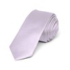 tiemart Boys' Lilac Ice Skinny Solid Color Necktie, 2" Width