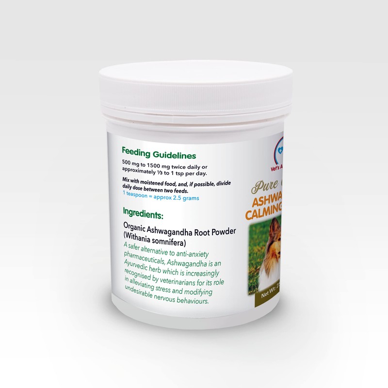 Vet's Advantage Ashwagandha Calmer For Dogs - Pure Herbal Support