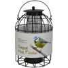 Green Jem Dome Caged Peanut Wild Bird Feeder, Designed To