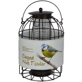 Green Jem Dome Caged Peanut Wild Bird Feeder, Designed To Deter Squirrels And Also Larger Garden Birds Such As Pigeons And Doves.