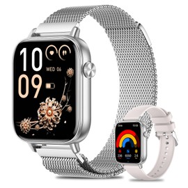 Fitonme Women's Smartwatch 1.83 Inch HD Display Smart Watch with Phone Function, 100+ Sports Modes, Fitness Tracker with Heart Rate SpO2 Sleep Monitor, IP68 Waterproof Fitness Watch for Android iOS