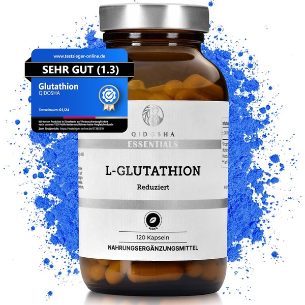 QIDOSHA® L Glutathione Reduces 500 mg per Capsule, Test Winner