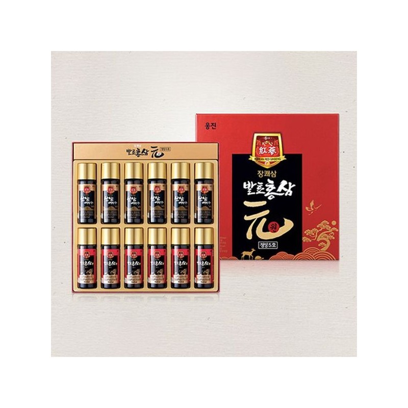 웅진 장쾌삼 발효홍삼 원 정성5호 50ml 12병 Woojung Jangkwaisam Fermented