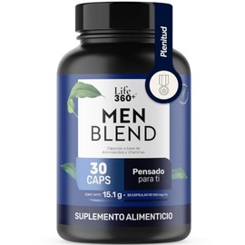 LIFE 360+ Men Blend Multivitamínico para Hombre con Creatina | 30 Cápsulas