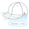 Hand und Feuer Snapback Cap Casual Business One Size, lightgrey